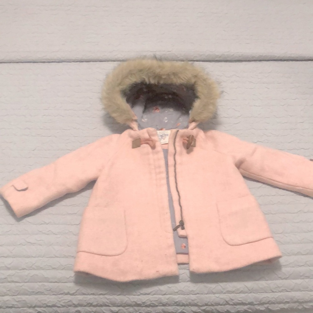 Cute Zara coat for little girls 1-2 years - good condition